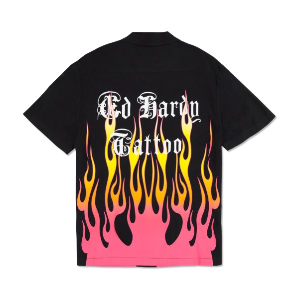 Fire Heart Camp Shirt - Image 2