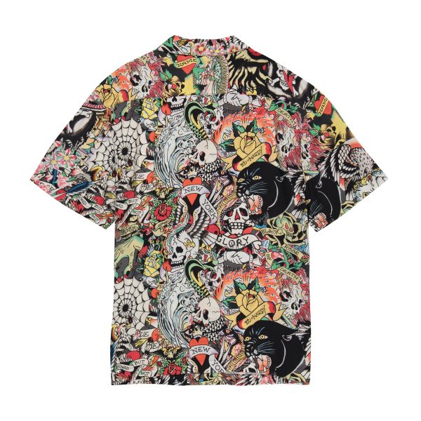 Tattoo Collage Camp Shirt - Image 2