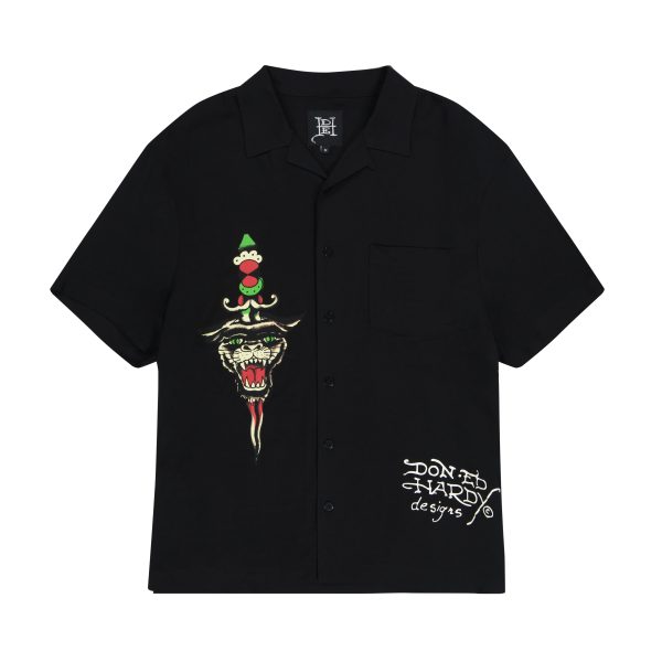LKS Skull Mens Camp Shirts