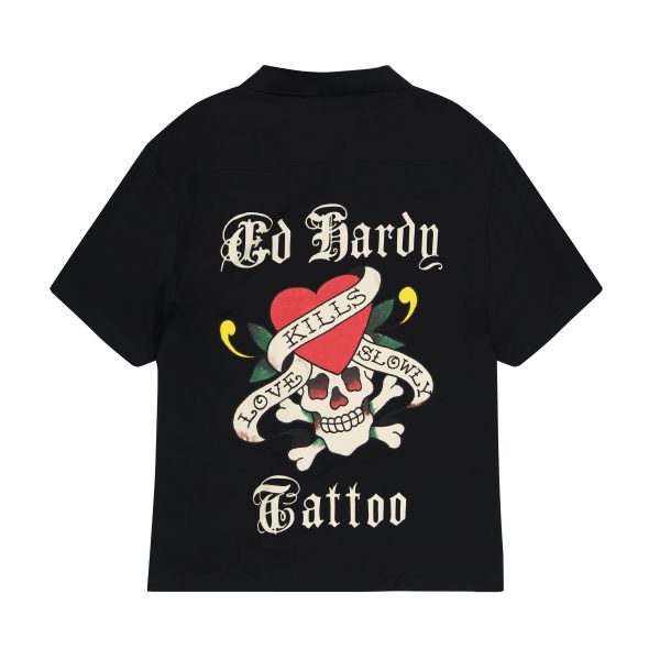 LKS Skull Mens Camp Shirts - Image 2