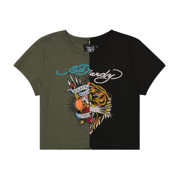 One of a Kind Split Baby Tee
