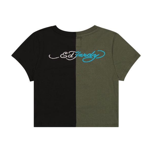 One of a Kind Split Baby Tee - Image 2