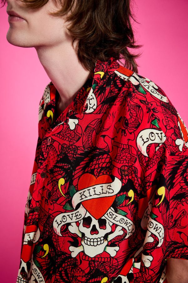 LKS Skull Boxy Camp Shirt - Image 2