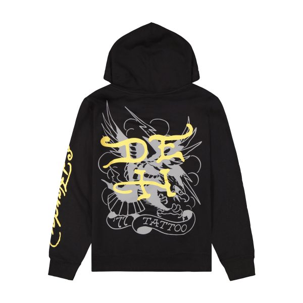 Dragon Skull Mens Hoodie - Image 2