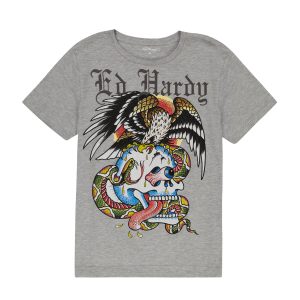 Rhinestone Battle Skull Tee