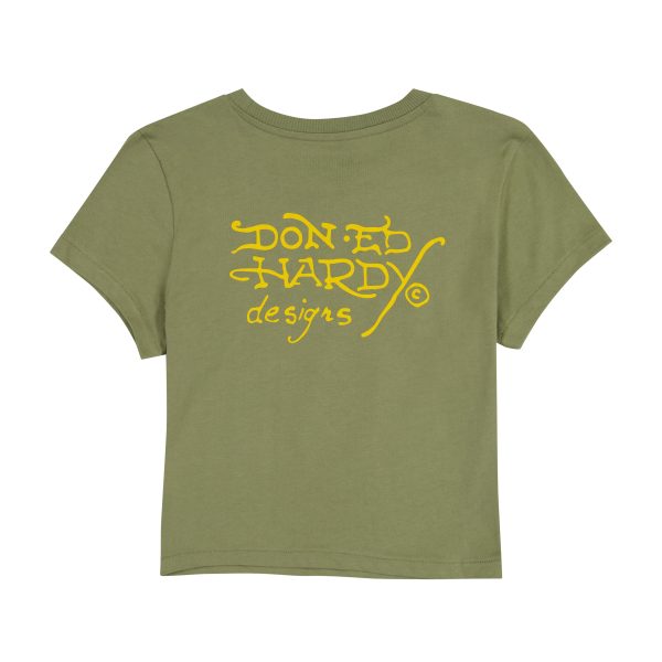 Olive LKS Baby Tee - Image 2