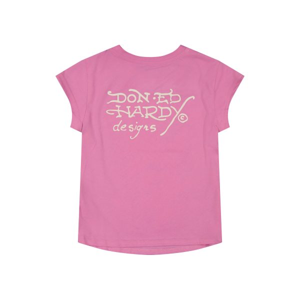 Yolo Girl Rhinestone Cap Sleeve Tee - Image 2