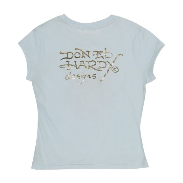 Dagger Heart Cap Sleeve Fitted Tee - Image 2