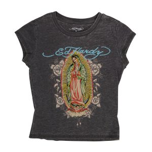 Mary Burnout Cap Sleeve Tee