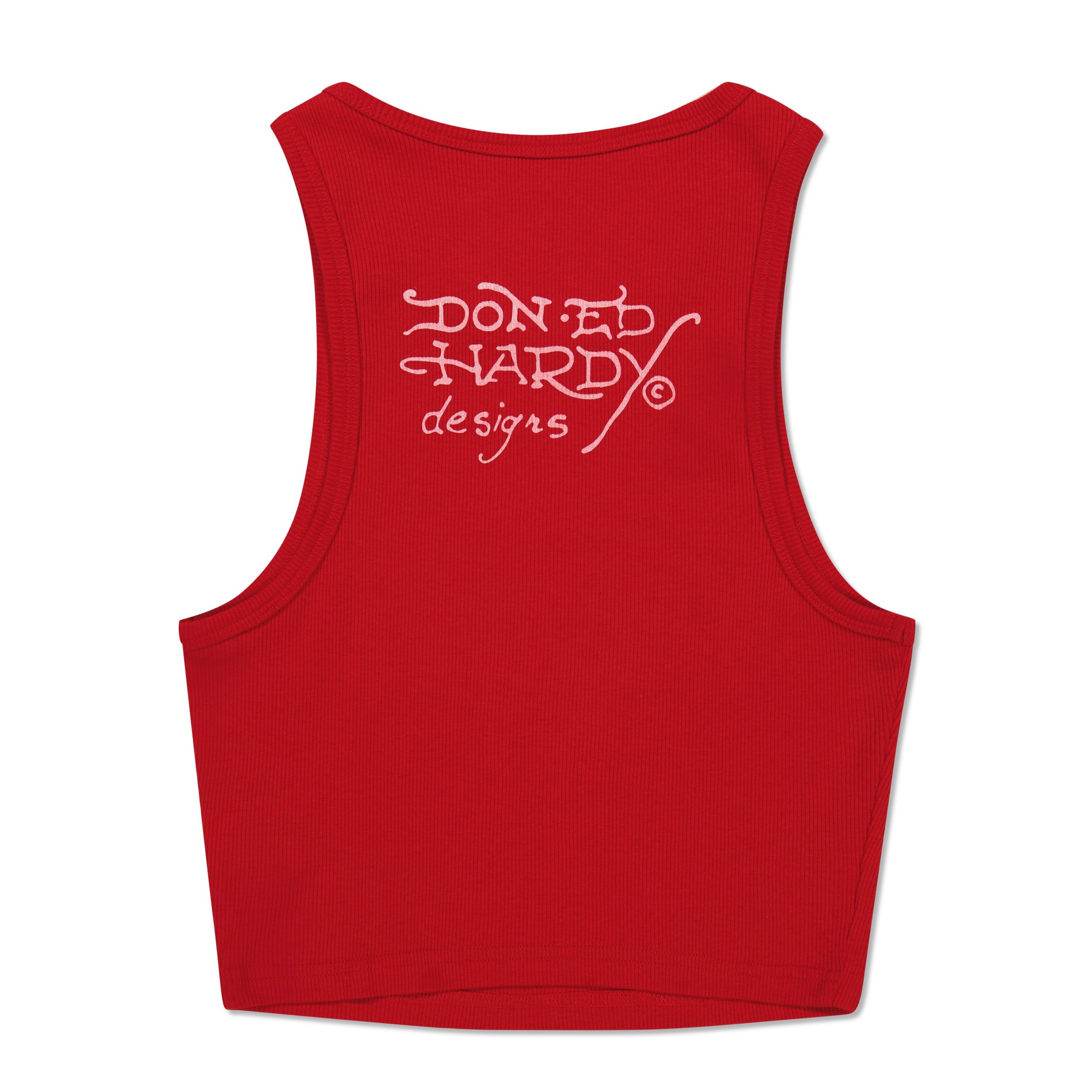 Rhinestone Tiger Rib Knit Tank - Image 2