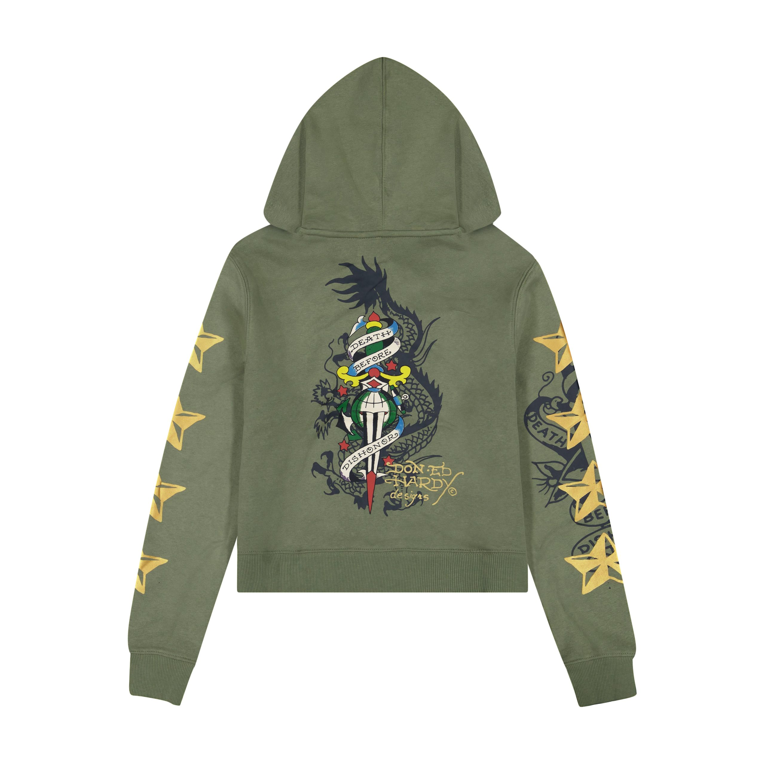 Cobra Flame Zip Front Hoodie (Relaxed) - Image 2