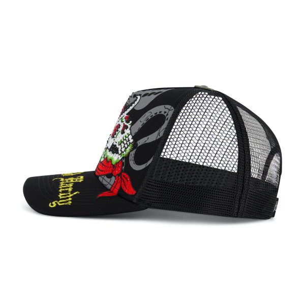 Cowboy Skull Trucker Hat - Image 2